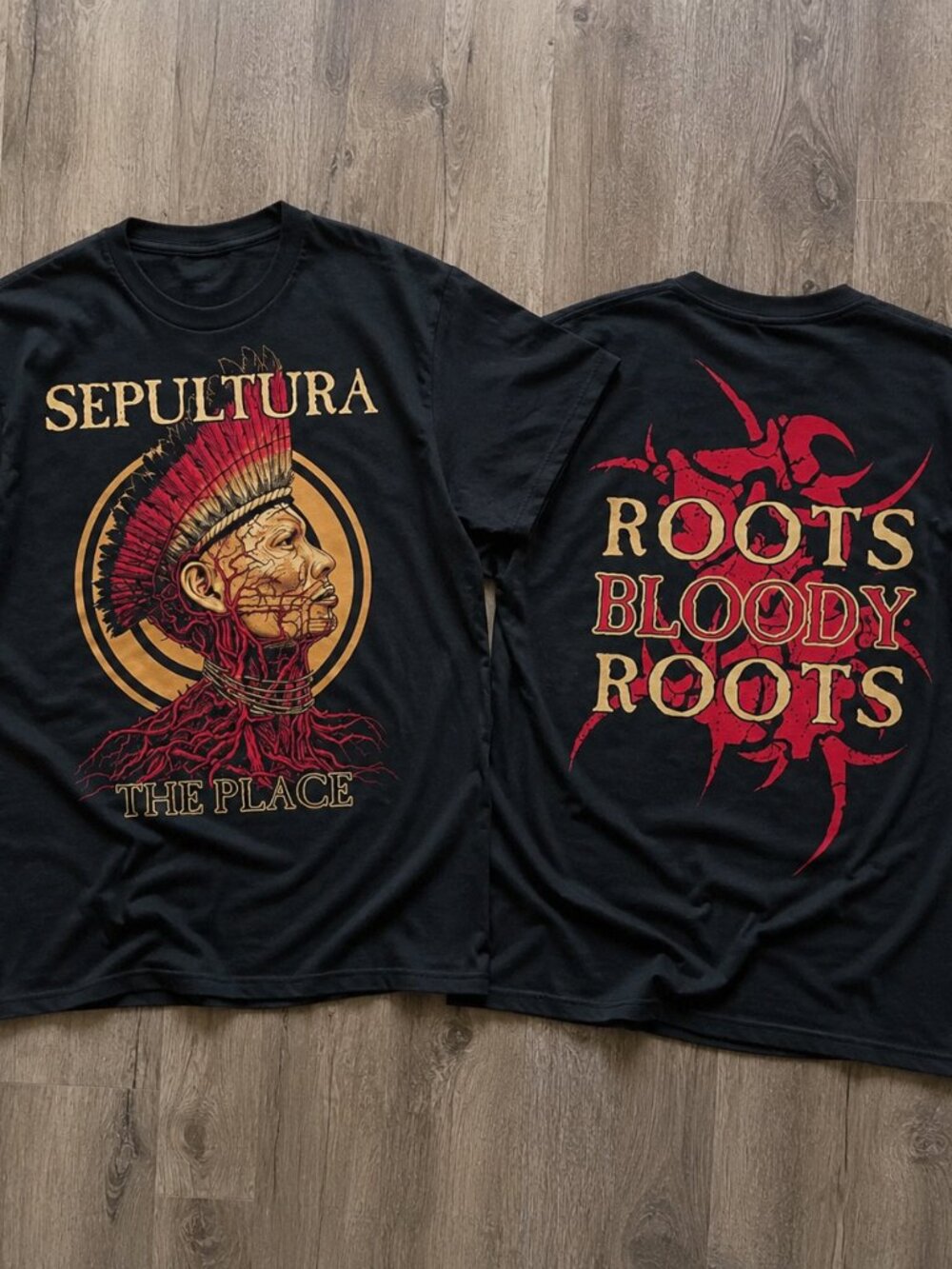 Sepultura The Place Roots Bloody Roots Double Sided T-Shirt